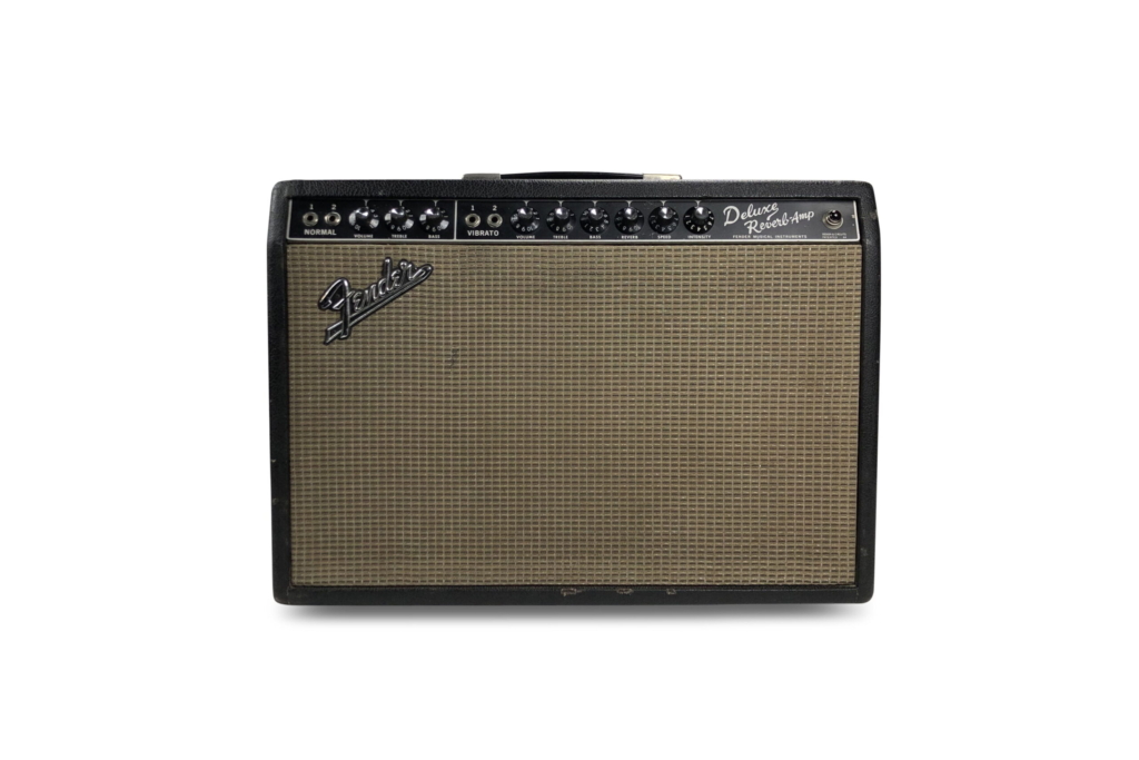 1967 Fender Deluxe Reverb forstærker - Blackface 1 1967 Fender Deluxe Reverb forstærker