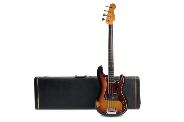 1966 Fender Precision Bass In Sunburst 1 1966 Fender Precision Bass