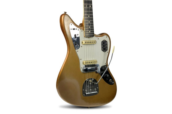 1966 Fender Jaguar In Firemist Gold Metallic 1 1966 Fender Jaguar