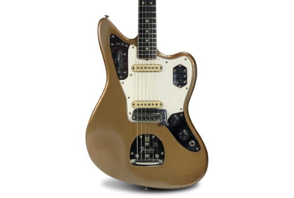 1966 Fender Jaguar - Firemist Gold Metallic 1 1966 Fender Jaguar