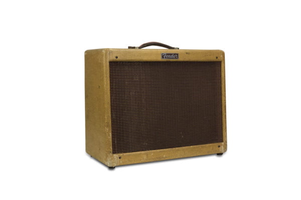1955 Fender Deluxe Amp Tweed 5E3 - Narrow Panel 1 1955 Fender Deluxe Amp