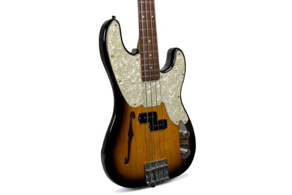 Fender Custom Shop Materbuilt Dennis Galuszka 1955 Precision Bass In Sunburst Finish 1
