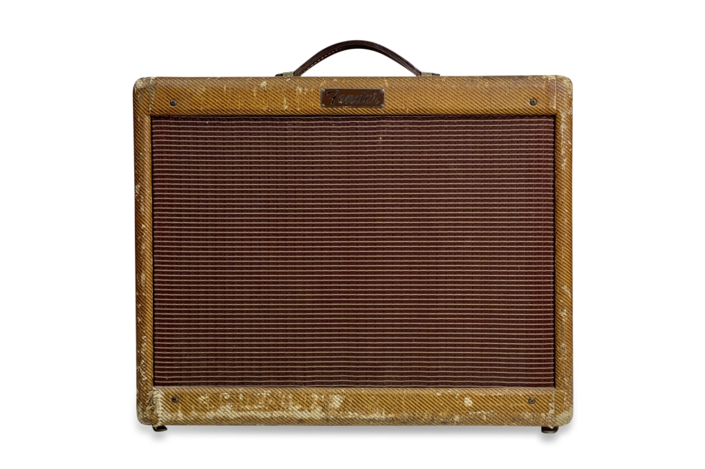 1955 Fender Deluxe Amp Tweed 5E3 - Narrow Panel 1 1955 Fender Deluxe Amp