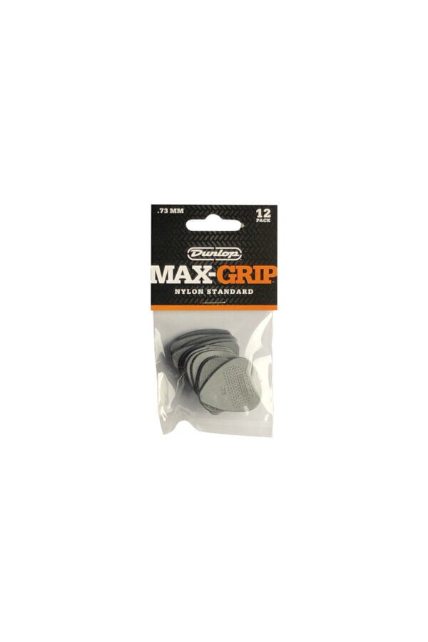Dunlop Max-Grip Nylon Standard Pick .73 (12 Pcs) 449P073 1 Max-Grip Nylon