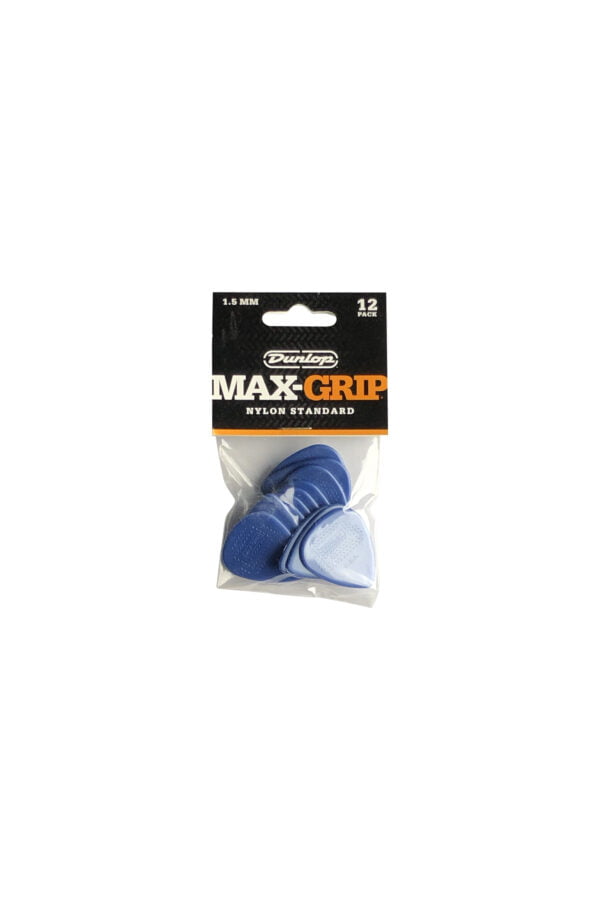Dunlop Max-Grip Nylon Standard Pick 1.5Mm (12 Pcs) 449P150 1 Max-Grip Nylon