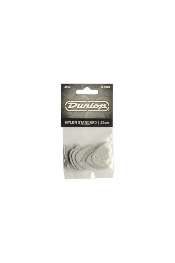 Dunlop Nylon Standard Picks .60Mm (12 Pcs) 44P060 1 Nylon Standard Picks