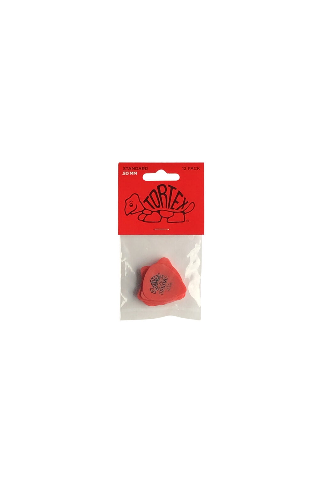 Dunlop Tortex Picks 0.50Mm (12 stk.) 418P.50 1 Dunlop Tortex Picks