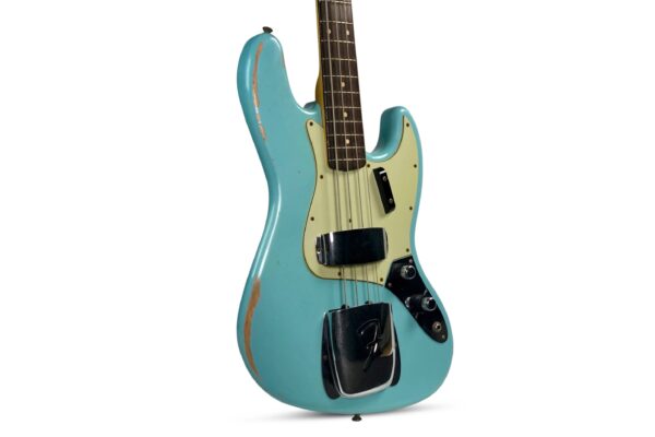 Fender Custom Shop 1960 Jazz Bass Relic Daphne Blue 1