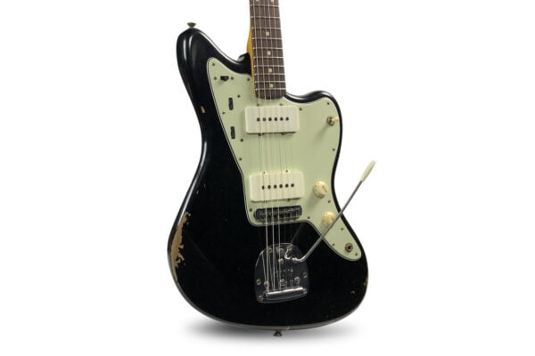 Fender Custom Shop '62 Jazzmaster Relic In Black 1 Fender Custom Shop '62 Jazzmaster Relic In Black