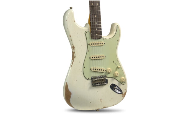 Fender Custom Shop '59 Stratocaster Heavy Relic Olympic White Finish 1
