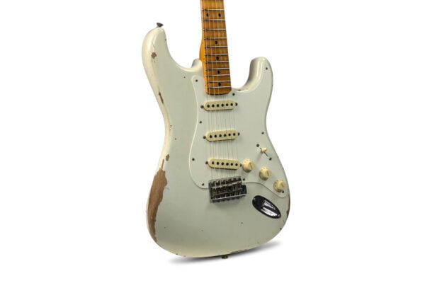Fender Custom Shop Namm Ltd 59 Strat Heavy Relic Aged Olympic White 1