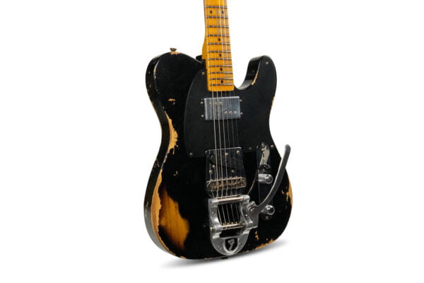 Fender Custom Shop Cunife Blackguard Telecaster Heavy Relic Aged Black / W. Bigsby 1