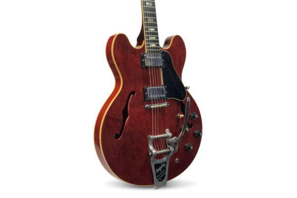 1967 Gibson Es-335 Tdc In Cherry - Factory Bigsby 1 1967 Gibson Es-335