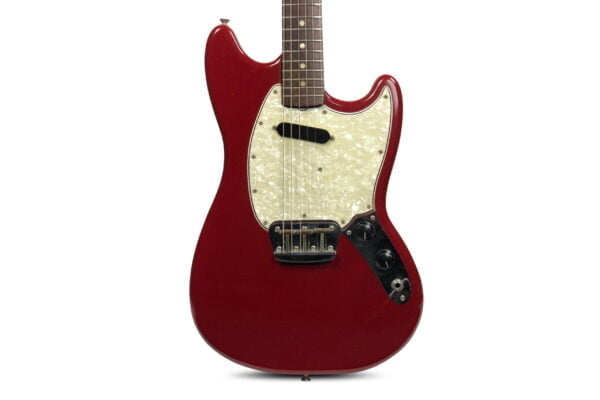 1966 Fender Musicmaster Ii - Red 1 1966 Fender Musicmaster Ii