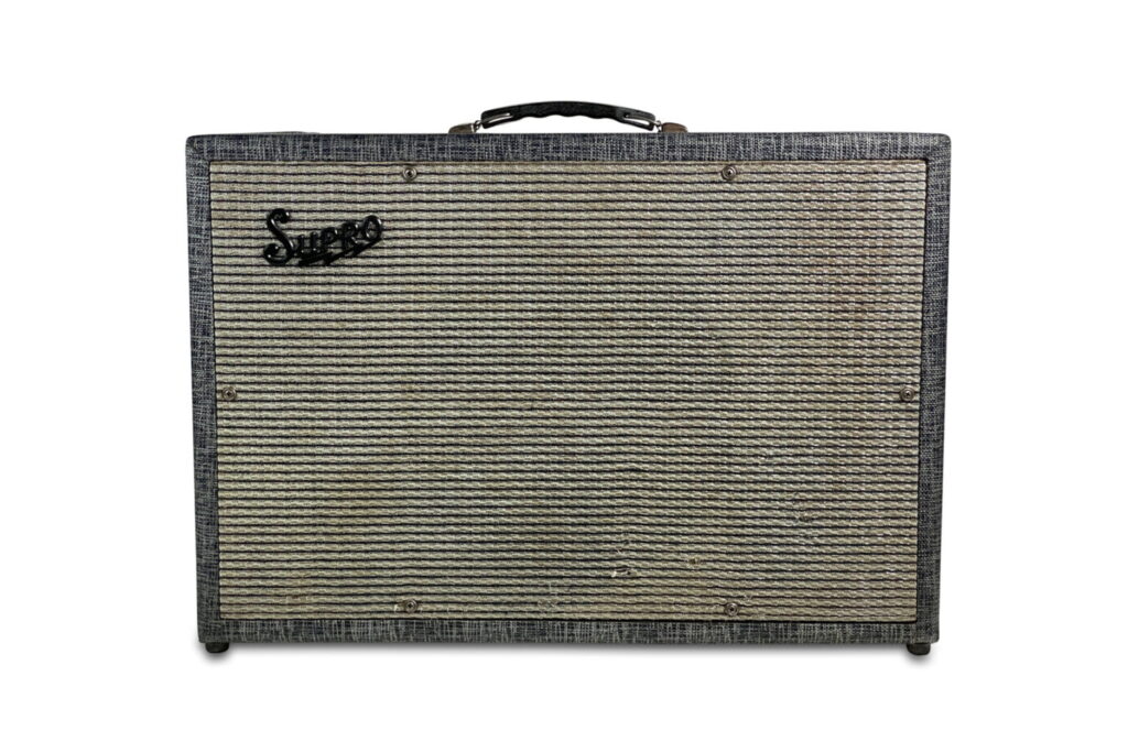 1965 Supro Model 24 - Grå Tolex 1 1965 Supro Model 24