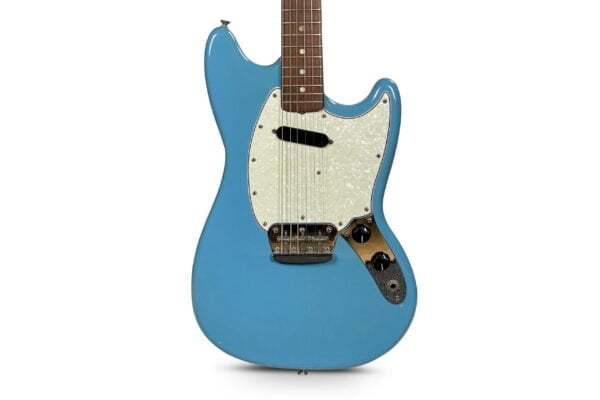 1965 Fender Musicmaster Ii - Blå 1 1965 Fender Musicmaster Ii