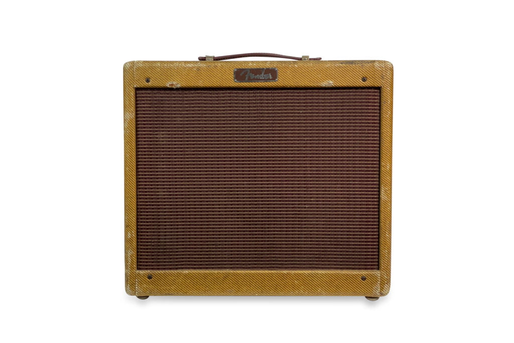 1960 Fender Princeton Amp Tweed 5F2-A - smalt panel 1 1960 Fender Princeton