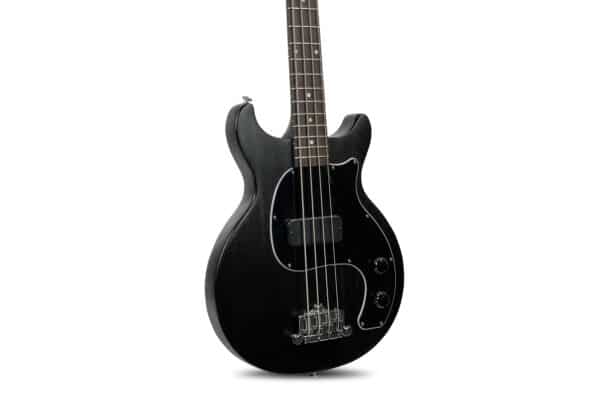 Gibson Les Paul Junior Tribute Dc Bass - Worn Ebony 1 Gibson Les Paul Junior Tribute Dc Bass