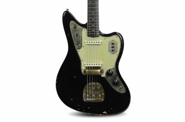 1963 Fender Jaguar - Black - Gold Hardware 1 1963 Fender Jaguar