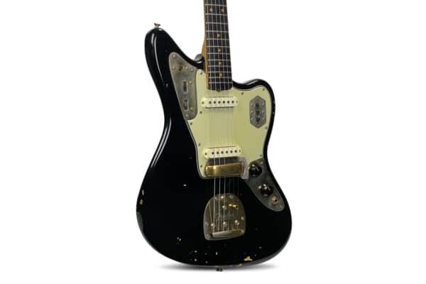 1963 Fender Jaguar In Black - Gold Hardware 1 1963 Fender Jaguar