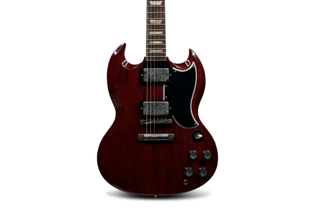 Gibson Custom Shop 1961 Les Paul Sg Standard Reissue Vos Stop-Bar - Cherry 1 Gibson Custom Shop