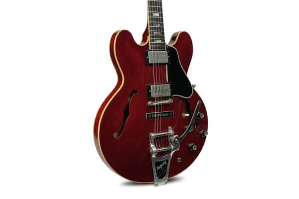 1963 Gibson Es-335 Tdc In Cherry - Factory Bigsby 1 1963 Gibson Es-335
