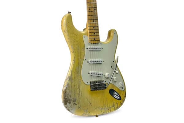 Fender Custom Shop 57 Stratocaster Heavy Relic In Faded Nocaster Blonde 1