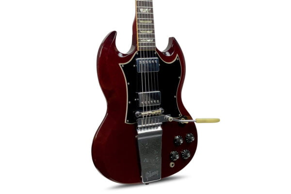 1969 Gibson Sg Standard In Cherry 1 1969 Gibson Sg Standard