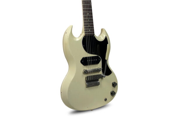 1965 Gibson Sg Junior In Polaris White 1 1965 Gibson Sg Junior
