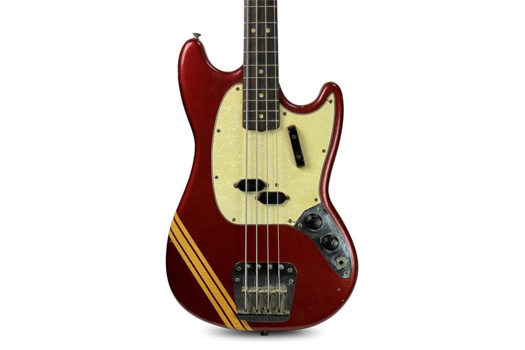 1970 Fender Mustang Bass - Competition Red 1 1970 Fender Mustang Bass