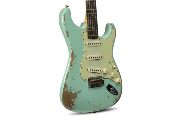 Fender Custom Shop 60 Stratocaster Heavy Relic Surf Green 1 Fender Custom Shop
