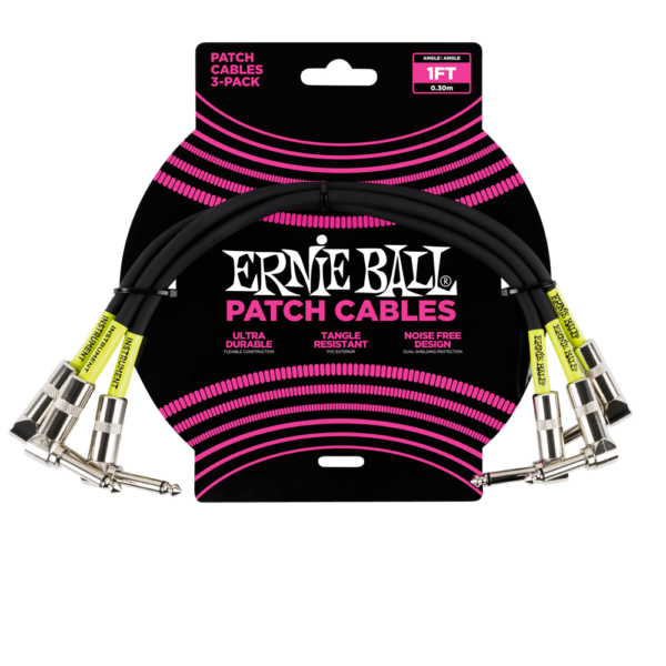 Ernie Ball Patch Cables 30Cm 3-Pack 1 Patch Cables