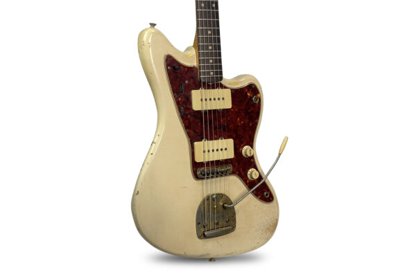 1961 Fender Jazzmaster In Olympic White With Gold Hardware 1 1961 Fender Jazzmaster