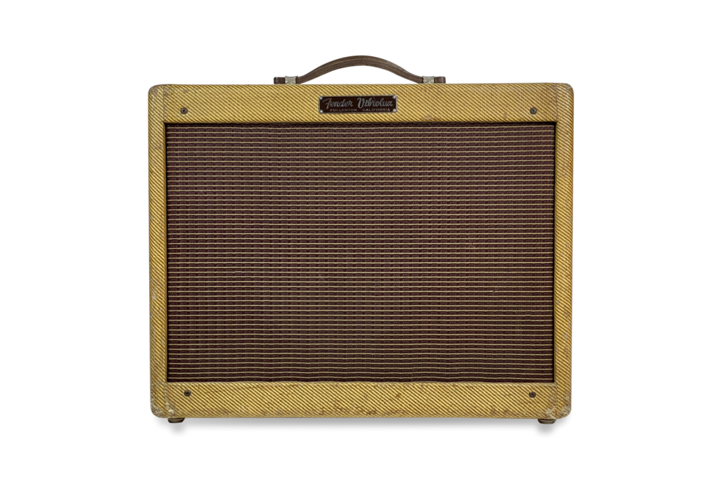 1960 Fender Vibrolux Amp Tweed 5F11 - Narrow Panel 1 1960 Fender Vibrolux