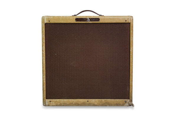 1955 Fender Bassman Amp Tweed 5D6-A - Narrow Panel 1 1955 Fender Bassman