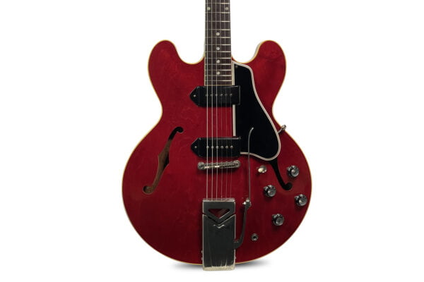 1961 Gibson Es-330 Tdc W. Factory Sideways Vibrola - Cherry 1 1961 Gibson Es-330 Tdc