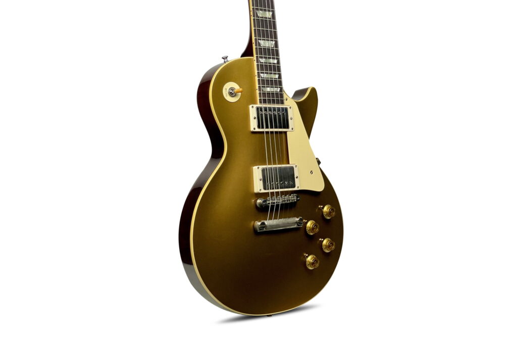 Gibson Custom Shop 1957 Les Paul Goldtop Darkback Reissue - Double Gold Vos 1 1957 Les Paul Goldtop