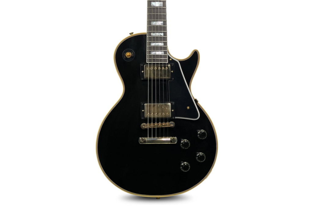 Gibson Custom Shop 1957 Les Paul Custom Reissue 2-Pickup Vos - Ebony 1 1957 Les Paul Custom