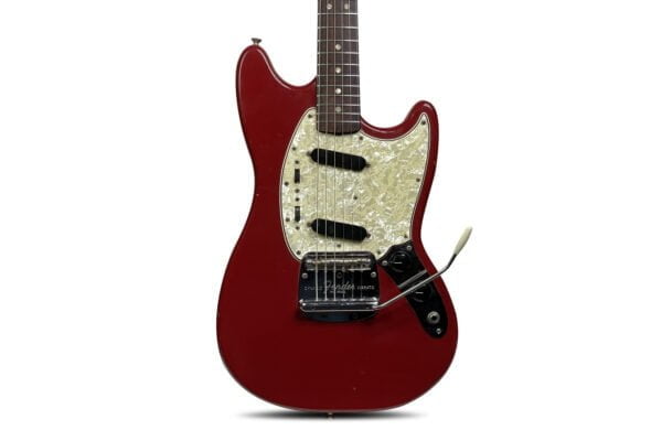 1966 Fender Mustang - Rød 1 1966 Fender Mustang