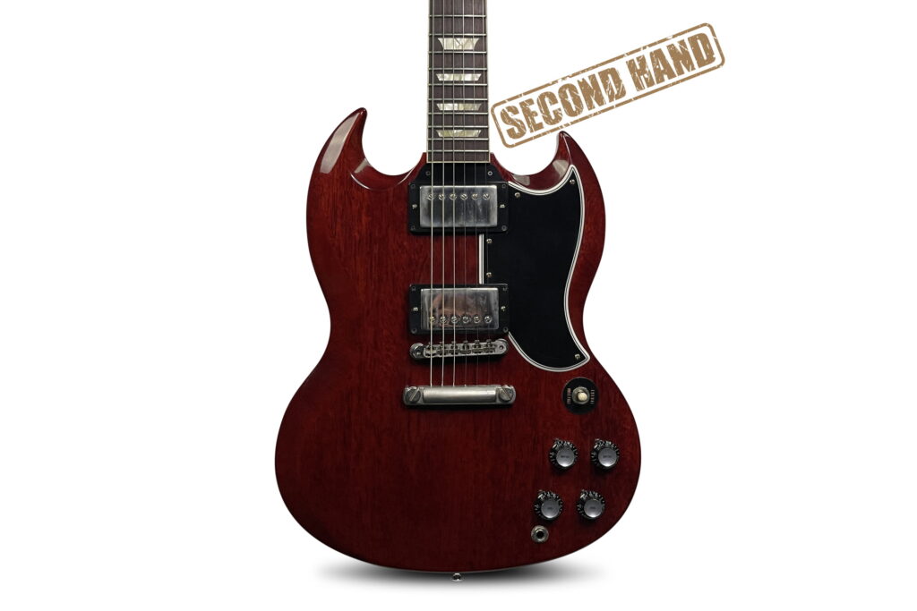 Gibson Custom Shop 1961 Les Paul Sg Standard Reissue Stop-Bar - Cherry Red Vos 1 Gibson Custom Shop