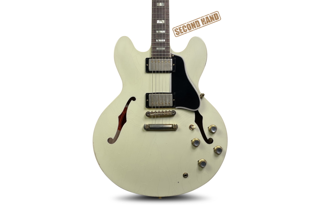 Gibson Custom Shop M2M 1964 Es-335 Murphy Lab Heavy Aged - Polaris White 1 Gibson Custom Shop