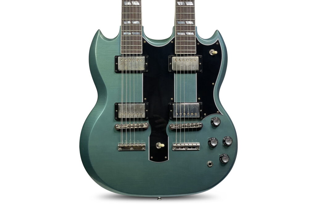 Gibson Custom Shop Eds-1275 Doubleneck Antique Pelham Blue - Murphy Lab Ultra Light Aged 1 Gibson Custom Shop