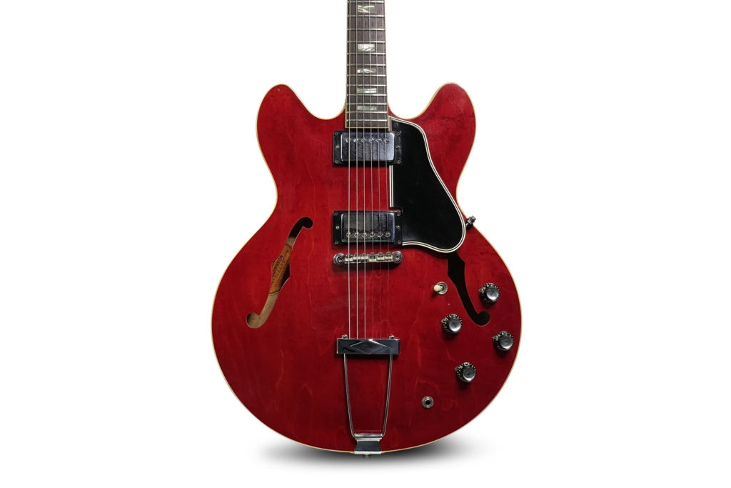 1966 Gibson Es-335 Tdc - Cherry 1 1966 Gibson Es-335 Tdc