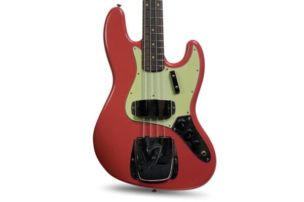 Fender Custom Shop 1963 Jazz Bass Journeyman Relic - Aged Fiesta Red 1 Fender Custom Shop