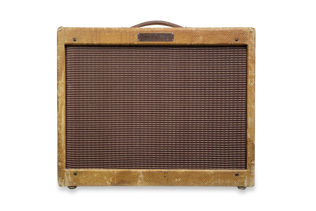 1959 Fender Vibrolux Amp Tweed 5F11 - smalt panel 1 1959 Fender Vibrolux Amp