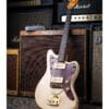 Guitarplakat - 1961 Fender Jazzmaster Olympic White / Gold 2 Guitarplakat