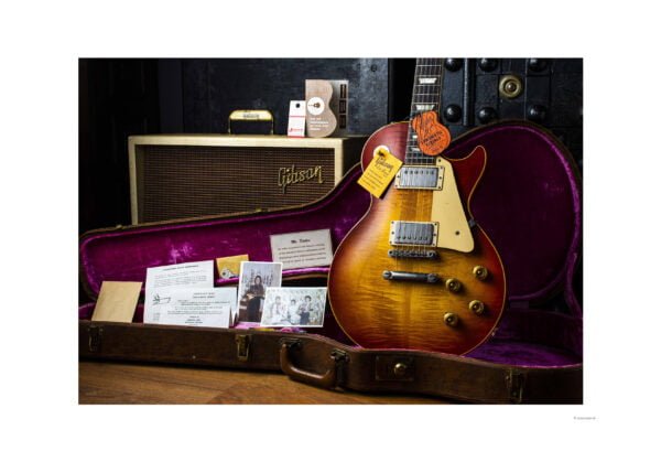 Guitarplakat - 1960 Gibson Les Paul Standard - Rosie 1 Guitarplakat