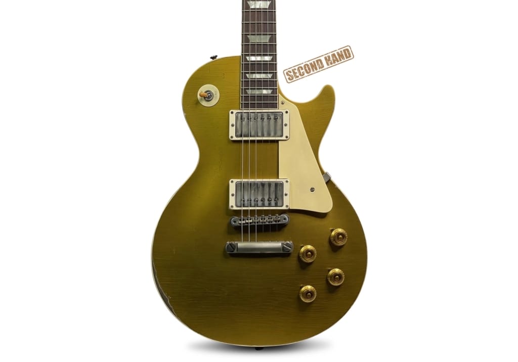 Gibson Custom Shop 1957 Les Paul Goldtop Ultra Heavy Aged - Double Gold 1 Gibson Custom Shop