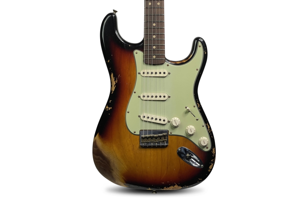 Fender Custom Shop 1963 Stratocaster Hardtail Heavy Relic - Faded 3-Tone Sunburst 1 Fender Custom Shop