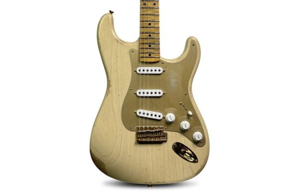 Fender Custom Shop Ltd 1955 Stratocaster Relic - Aged Honey Blonde Gold Hardware 1 Fender Custom Shop